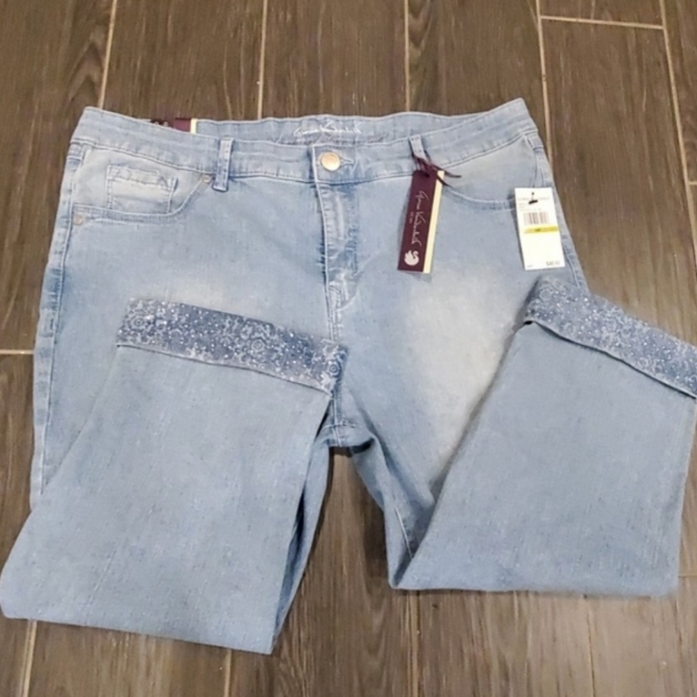 Gloria Vanderbilt Jordyn Capri size 14p